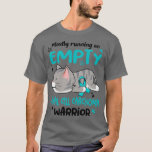 Mostly Running on Empty Renal Cell Carcinoma Warri T-Shirt<br><div class="desc">Mostly Running on Empty Renal Cell Carcinoma Warrior1 .Awesome Great Funny Souvenir Present Matching Family Clothing Couple Outfit Apparel for mom,  dad,  brother,  sister,  wife,  husband,  son,  daughter,  pops,  mama,  papa,  grandpa,  grandma aunt uncle his hers him ladies.</div>