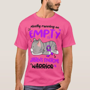 Mostly Running on Empty Sjorgren's Syndrome Warrio T-Shirt