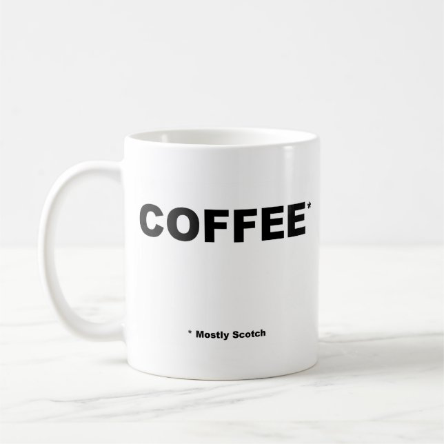 Mostly Scotch Coffe Mug (Left)