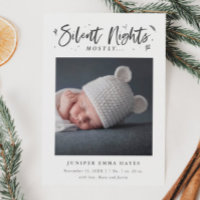 Mostly Silent Nights Christmas Baby Photo Birth