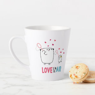 Mostropi: Love is in the air Latte Mug