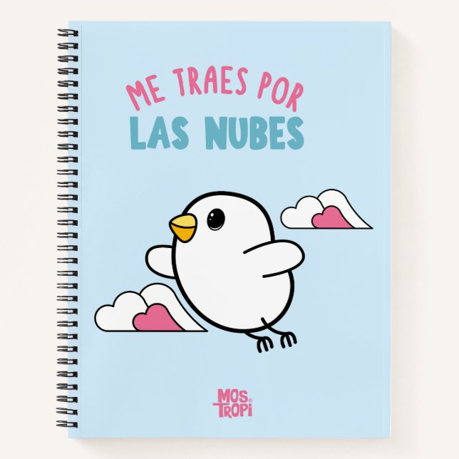 #MostropiChristmasMe Bring Back the Clouds Notebook (Front)