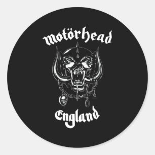 Motã¶Rhead England Classic Round Sticker