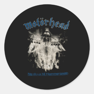 Motã¶Rhead No Sleep Til Hammersmith Classic Round Sticker
