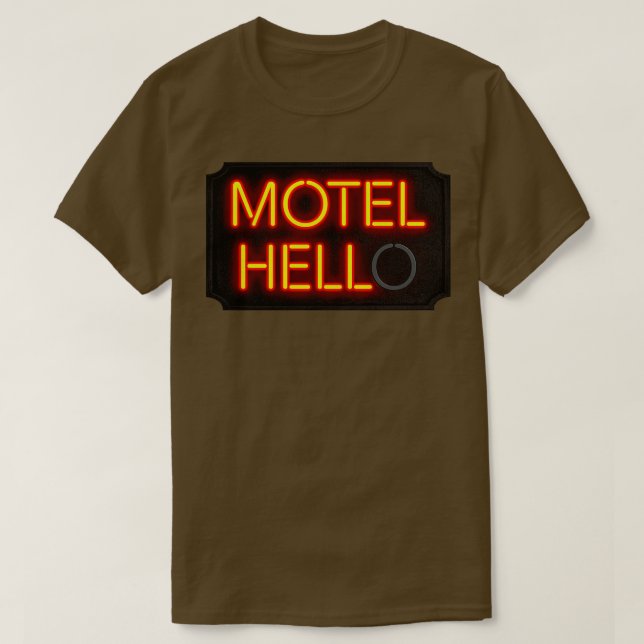 Motel Hell Neon Sign T-Shirt (Design Front)