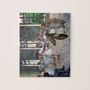 Moth and Mouse Cotillion Jigsaw Puzzle