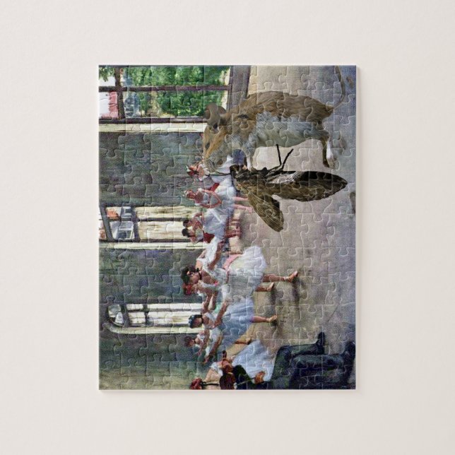 Moth and Mouse Cotillion Jigsaw Puzzle (Vertical)