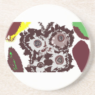 Moth autumn coaster