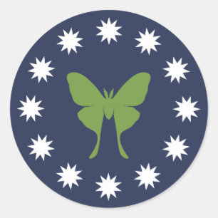 Moth & Bugs Stickers (Sheet)