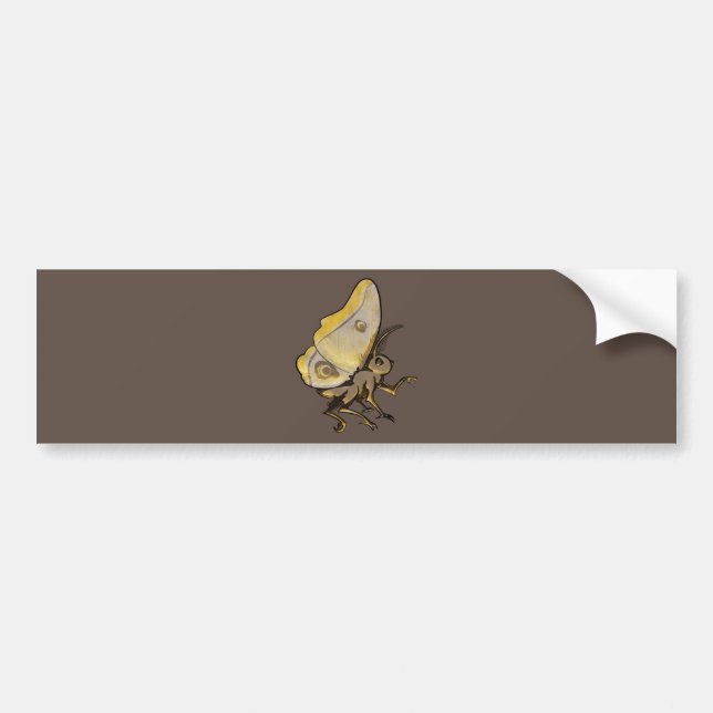 Moth Bumper Sticker (Front)