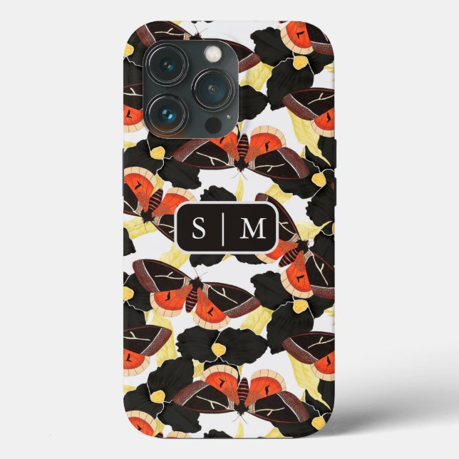 Moth Butterfly pattern Case-Mate iPhone Case (Back)