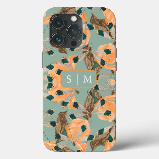 Moth Butterfly pattern Case-Mate iPhone Case (Back)