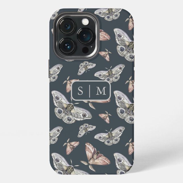 Moth Butterfly pattern Case-Mate iPhone Case (Back)
