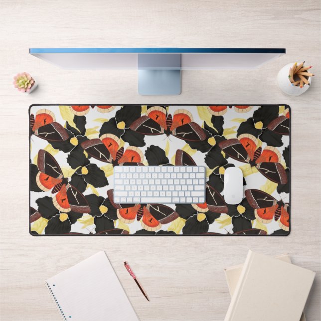 Moth Butterfly Pattern Desk Mat (Office 1)