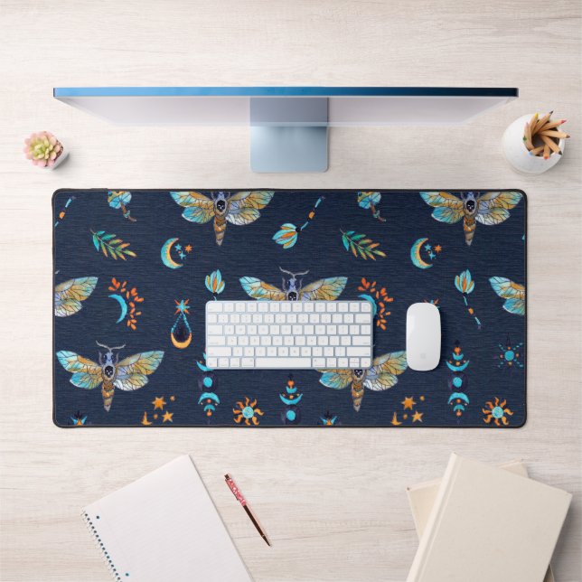 Moth Butterfly Pattern Desk Mat (Office 1)