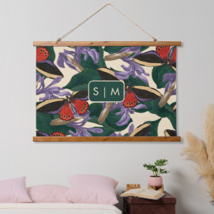Moth Butterfly pattern Hanging Tapestry