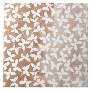moth butterfly pattern tile