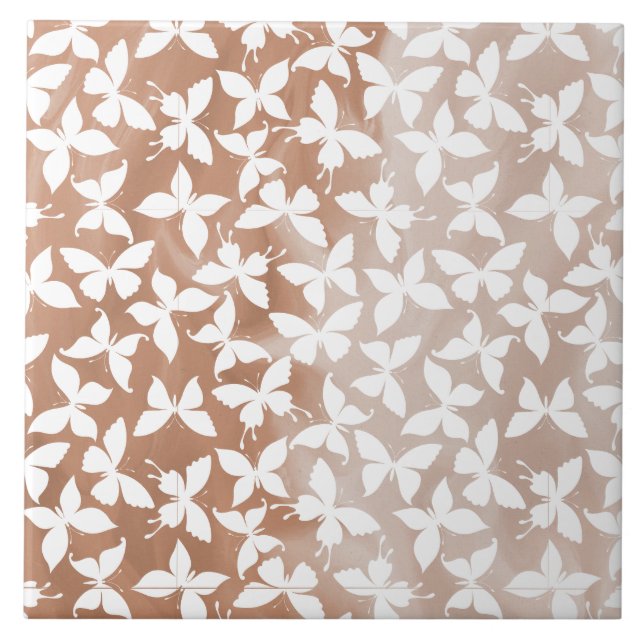  moth butterfly pattern tile (Front)