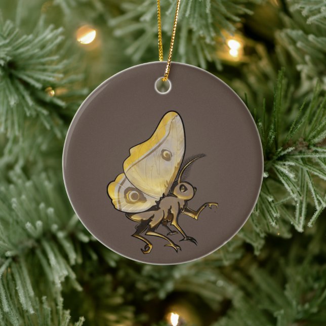 Moth Ceramic Tree Decoration (Tree)