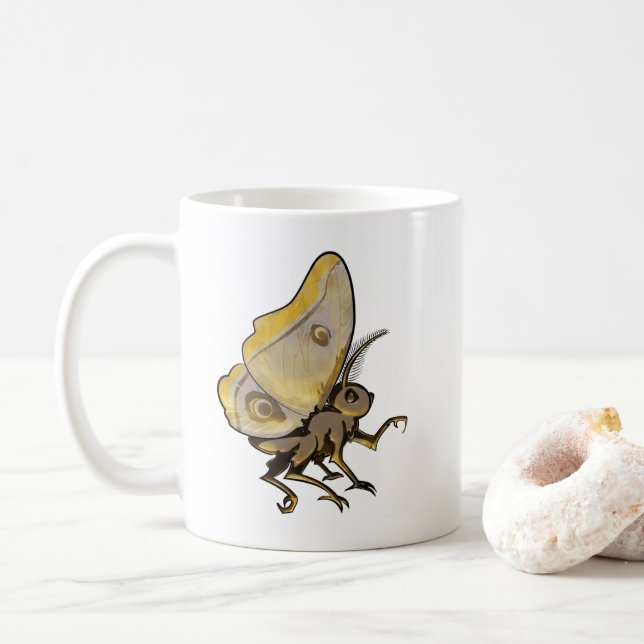 Moth Coffee Mug (With Donut)