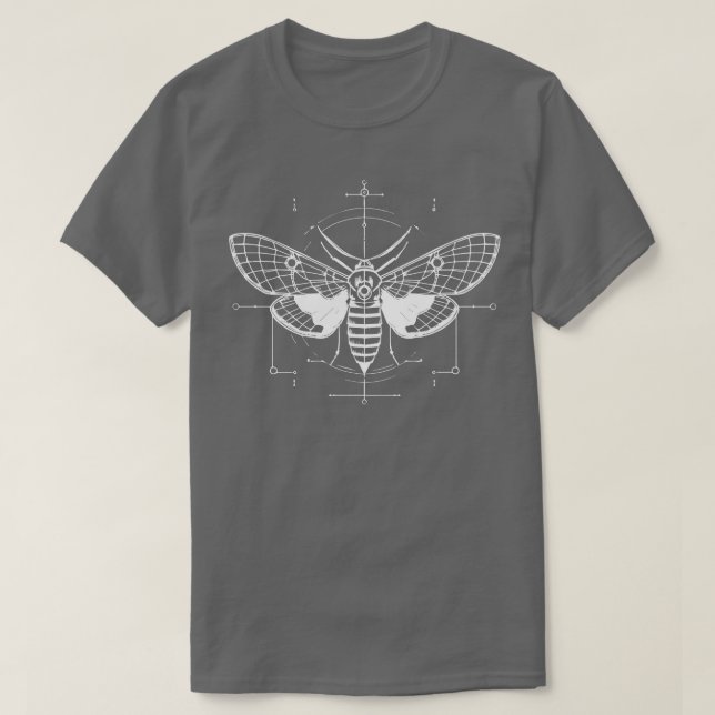 moth design 1 T-Shirt (Design Front)