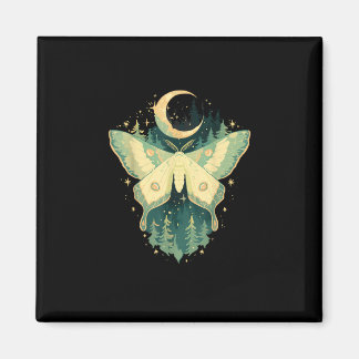 Moth Fairycore Goblincore Whimsigoth Cottagecore Magnet