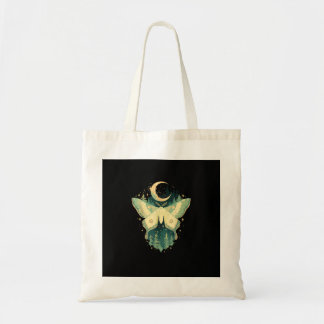 Moth Fairycore Goblincore Whimsigoth Cottagecore Tote Bag