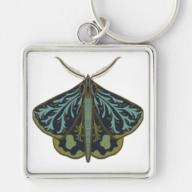 Moth keychain (Front)