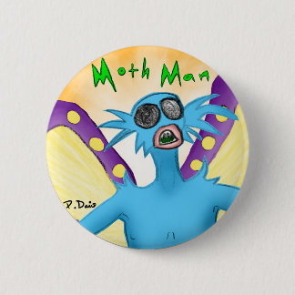 Moth Man Button