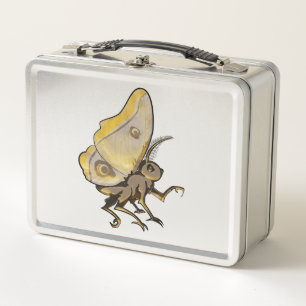 Moth Metal Lunch Box