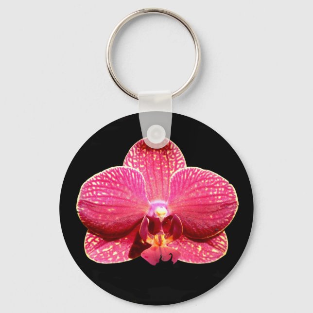Moth Orchid Key Ring (Front)