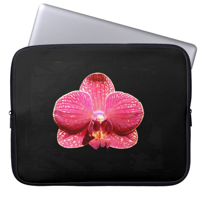 Moth Orchid Laptop Case (Front)