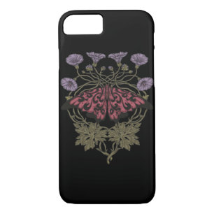 Moth Talisman - Whimsigoth Witchy Art - Color Vers Case-Mate iPhone Case