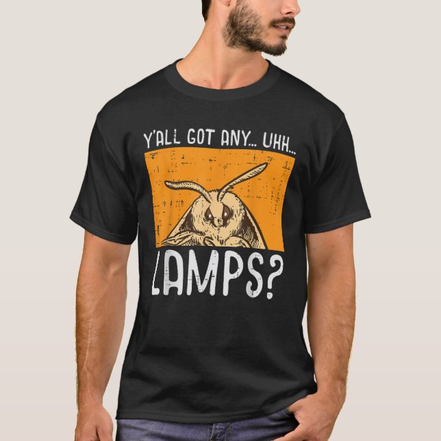 Moth Yall Got Lamps Funny Insect Meme Women Girls  T-Shirt (Front)