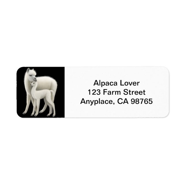 Mother Alpaca and Cria Love (Front)