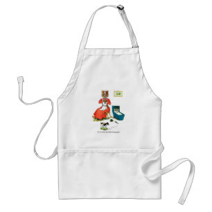 Mother and Baby Cat, Louis Wain Standard Apron