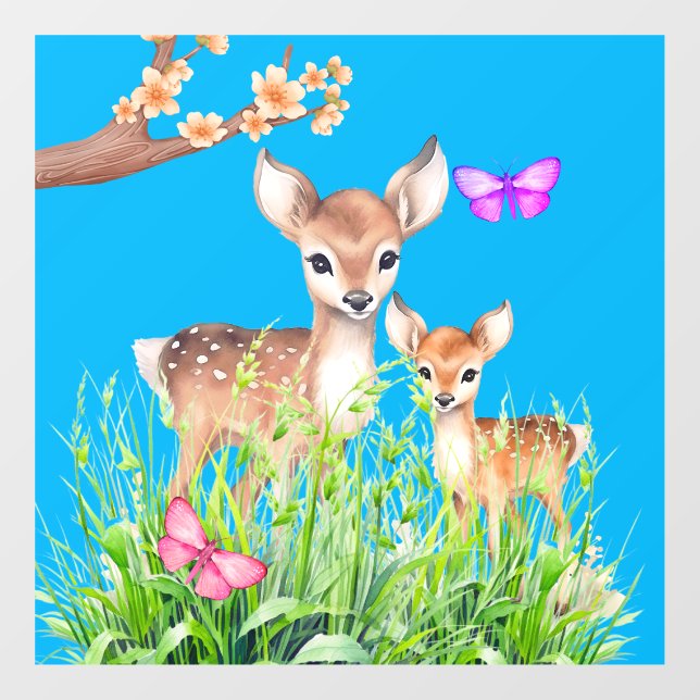 Mother and Baby Deer (Sheet)