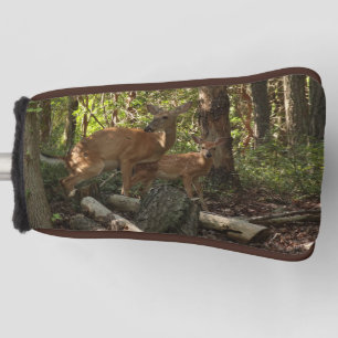 Mother and Baby Deer at Shenandoah National Park Golf Head Cover