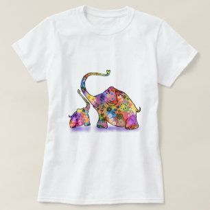 Mother and Baby Elephant T-Shirt