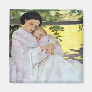 Mother and Baby Magnet