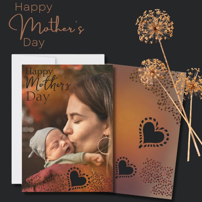    Mother and Baby Mother's Day Photo Card (Mother and Baby Mother's Day Photo Card)