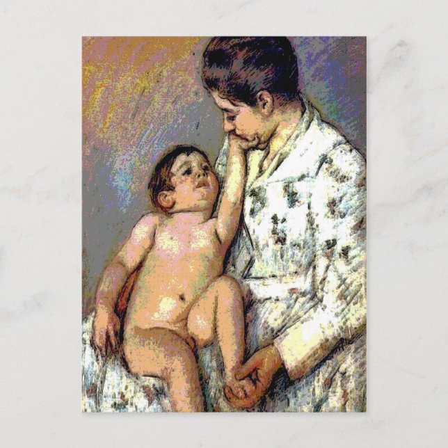 Mother and Baby Postcard (Front)