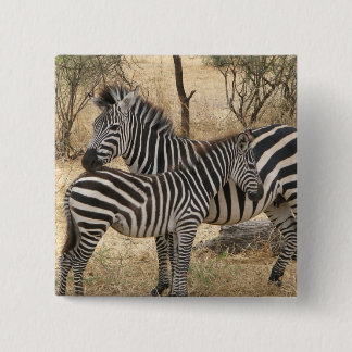Mother and Baby Zebra Pin