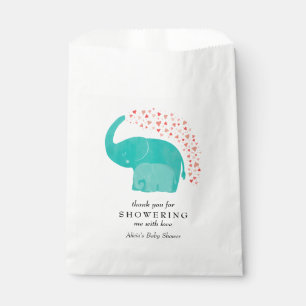 Mother and Calf Elephant Baby Shower Favour Bags