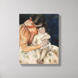 Mother and Child, 1890s Canvas Print