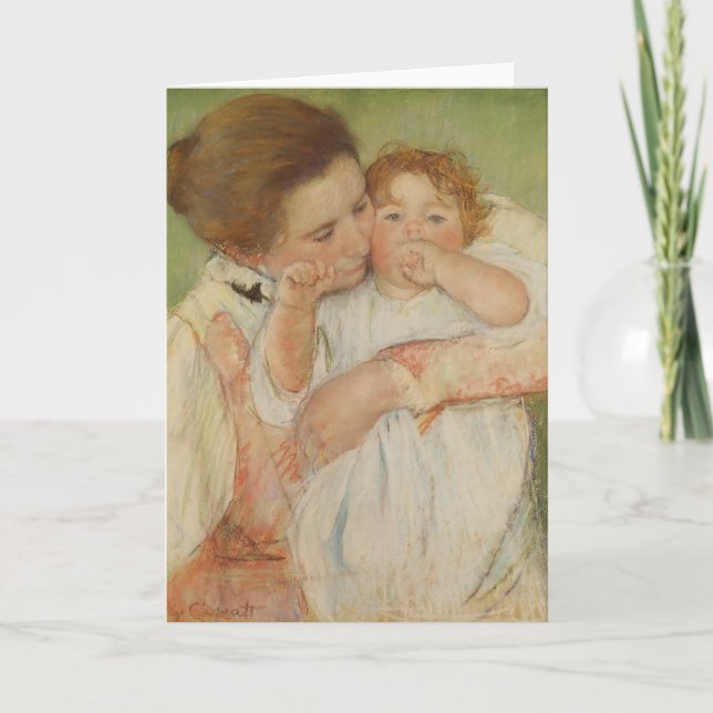 Mother and Child, 1897 Card (Front)