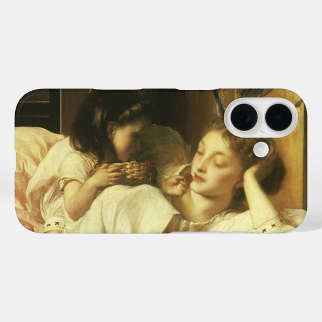 Mother and Child (aka Cherries) by Lord Leighton Case-Mate iPhone Case (Back (Horizontal))