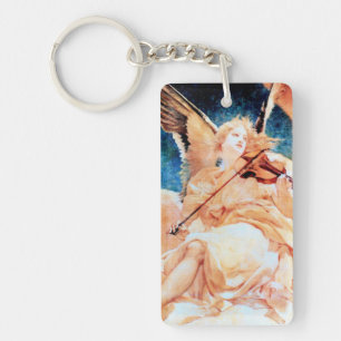 Mother and Child Angel Key Ring