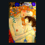 Mother and Child by Gustav Klimt Art Nouveau Poster<br><div class="desc">Mother and Child - detail from The Three Ages of Woman,  a popular painting by Austrian symbolist & art nouveau artist Gustav Klimt from 1905.  Fine art poster prints.</div>