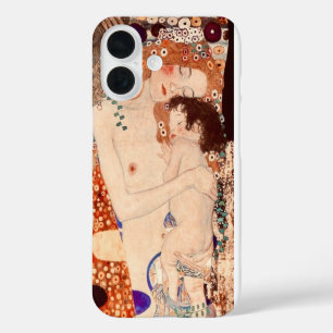 Mother and Child by Gustav Klimt iPhone 16 Case